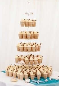 Ice Cream Cone Wedding Cake 