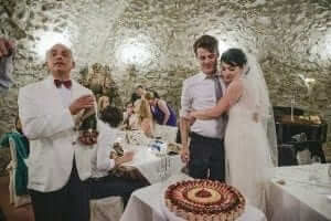 Italian Flan Wedding Cake