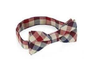 Hammond & Co by Patrick Grant Checkered Bow Tie