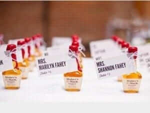 Makers Mark Wedding Favours