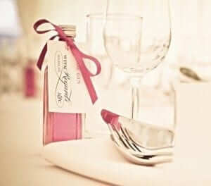 Pink Gin Wedding Favours