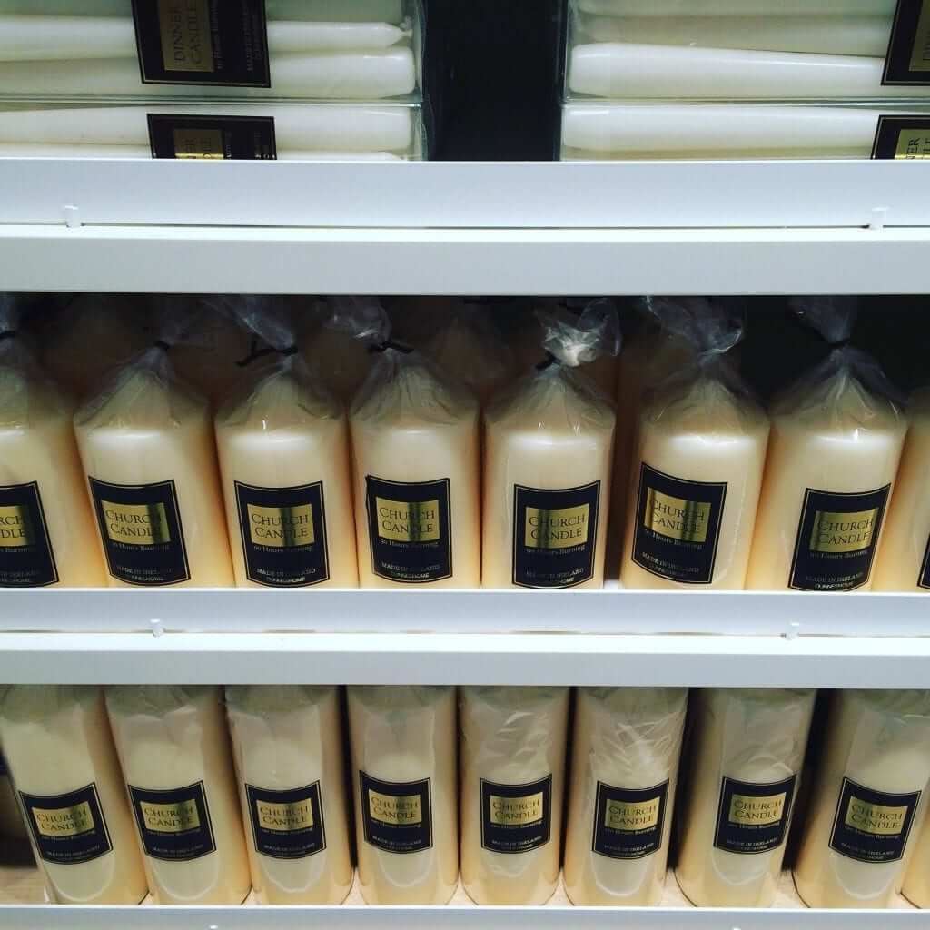 Church candles dunnes stores