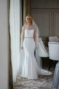 Suzanne Neville wedding dress