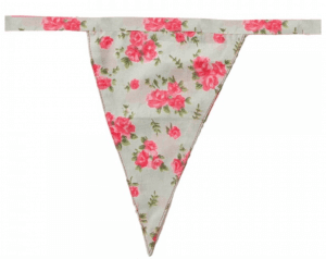 floral bunting