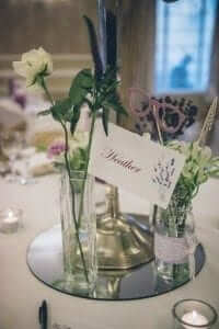 ‏lavender and lace themed wedding
