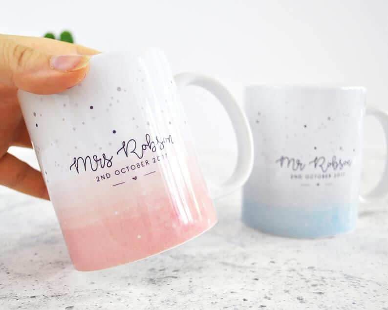 personalised wedding mugs
