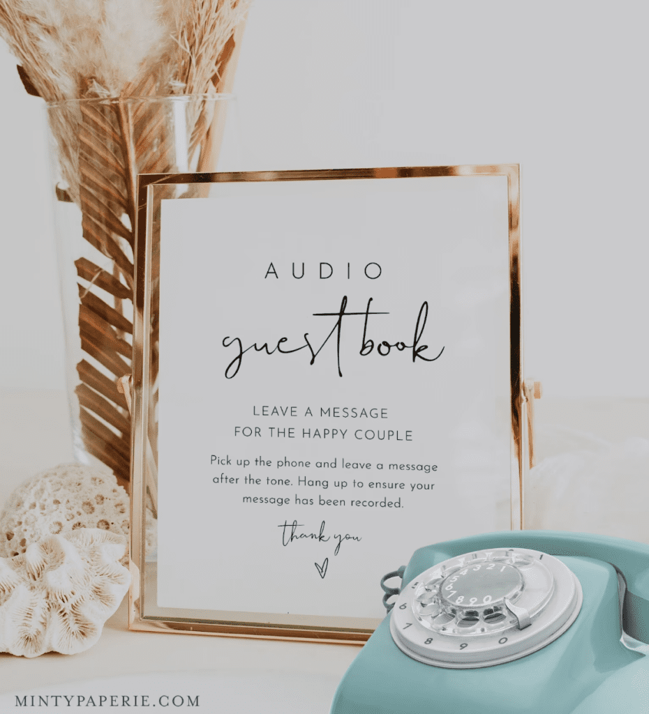 audio guest book ireland